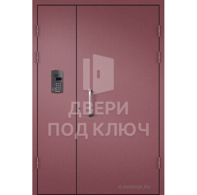 Тамбурная металлическая бюджетная дверь с порошковым покрытием ДПК-13850